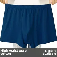 MediComfort 100% Cotton Boxer Briefs - 8XL Plus Size Men's Underwear Anti-Chafing Loose Fit High Waist with Anti-Roll Band