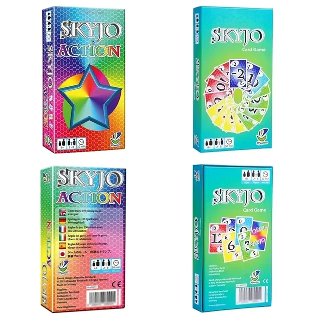 Skyjo Card Game and Skyjo Action skyjo jonior the New Exciting Fun for Your Friends and Family for 2 to 8 Players 3