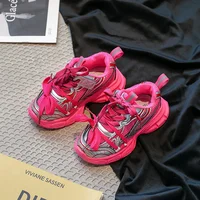 Children Tennis Shoes Autumn New Causal Fashion Kids Girl Sports Shoes Lightweight Breathable Running Sneakers for Boy Hook Loop 1