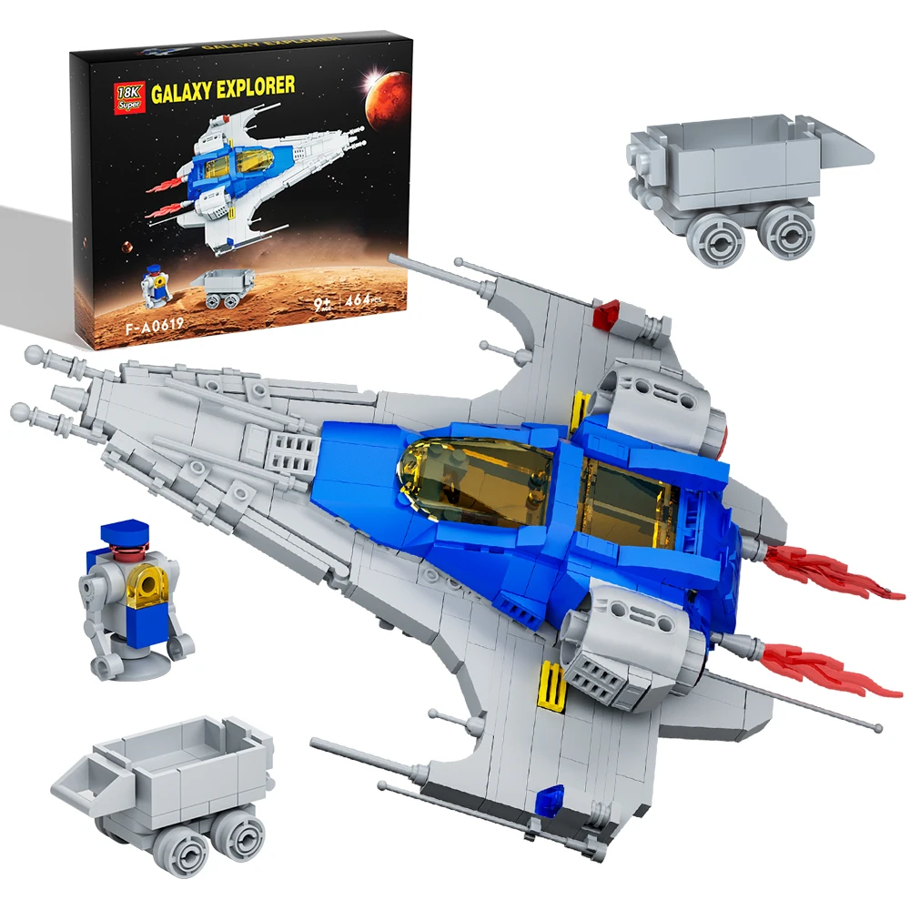 JMBricklayer Technik Space Rocket Building Toy Sets, 70110