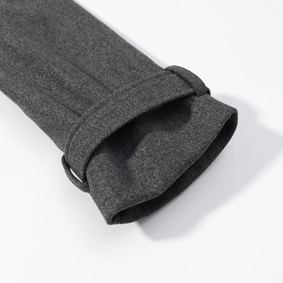 Women Loose Woolen Coats Female Stand Collar Short Jackes Long Sleeve Zipper Pocket Outwear Autumn Winter Lady Jacket Streetwear