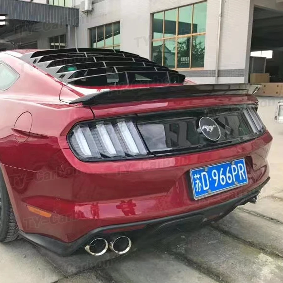 Abs schwarz Heckscheibe dekorative Jalousie fit für Ford Mustang