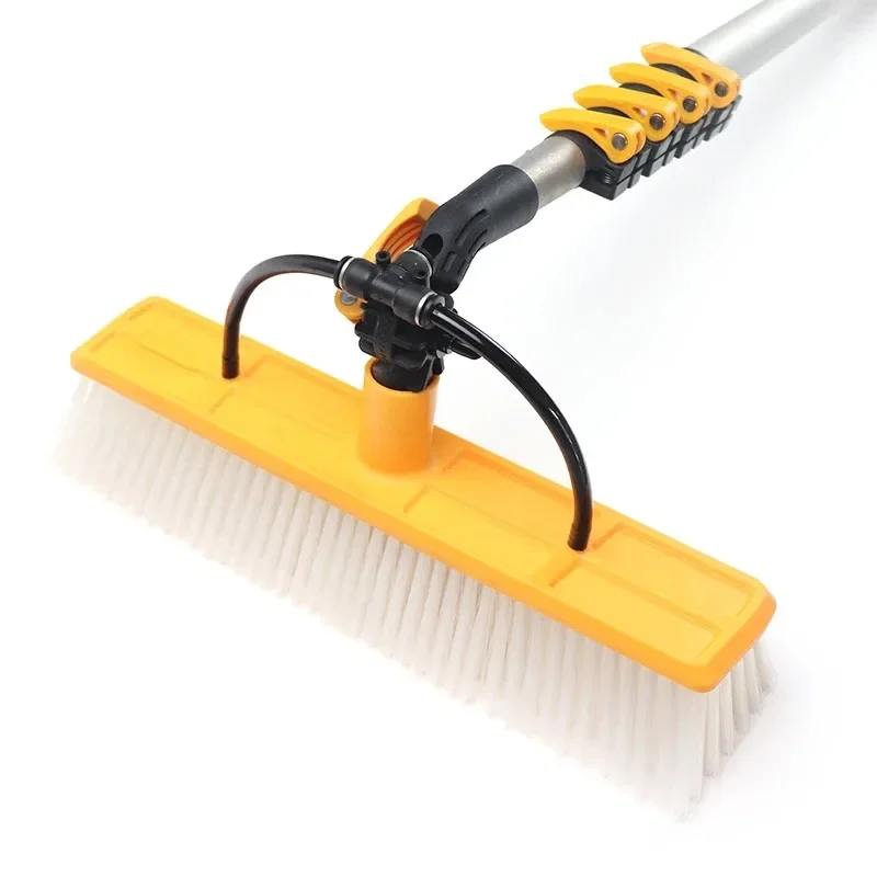 

7.5m Telescopic Water Fed Pole Solar Panel Tools Cleaning Brush for Window Car Glass