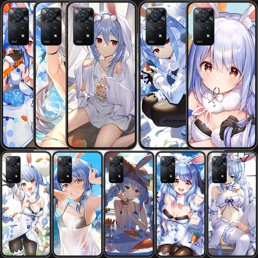 Usada Pekora Holovive Custodia Per Telefono Anime Per Xiaomi Redmi 12 12C 10 10A 10C 9 9A 9C 9T 8 8A 7 7A 6 6A S2 K60 K40 K30 K20 Pro Cover