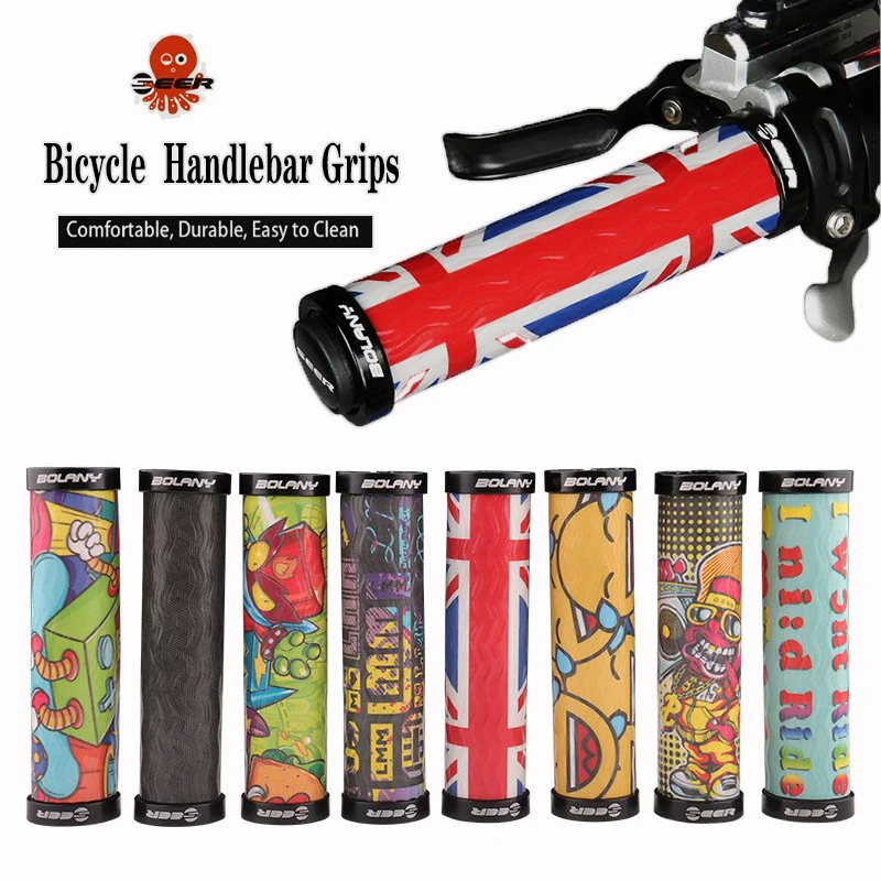 SEER MTB Bicycle Grips Silicone Handle Mountain Bike Handlebar Grips