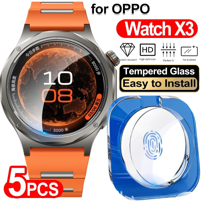 Premium HD Tempered Glass Screen Protector with Auto Install Kit - Explosion-proof Protective Film