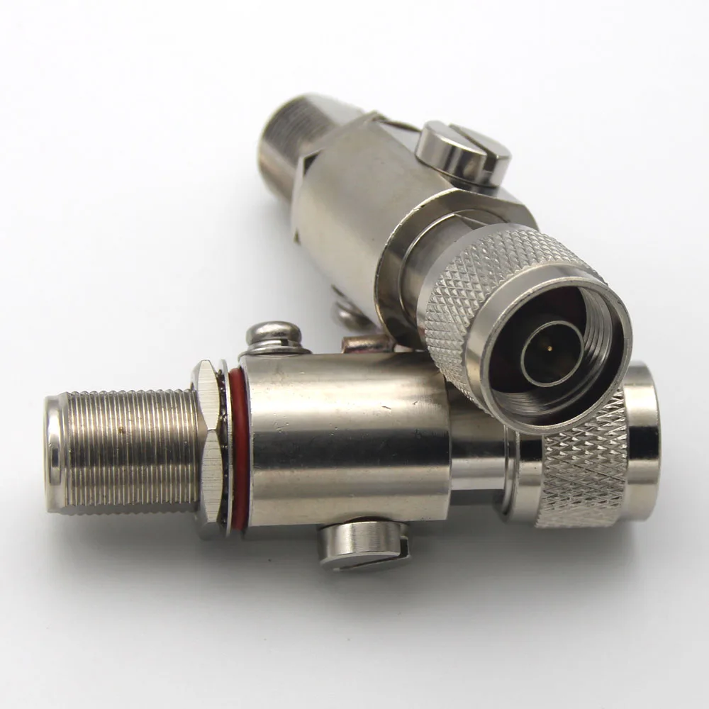 Feeder Lightning N Type Lightning Arrester Antenna or Weak Base Station Arrester Male To Female Connector