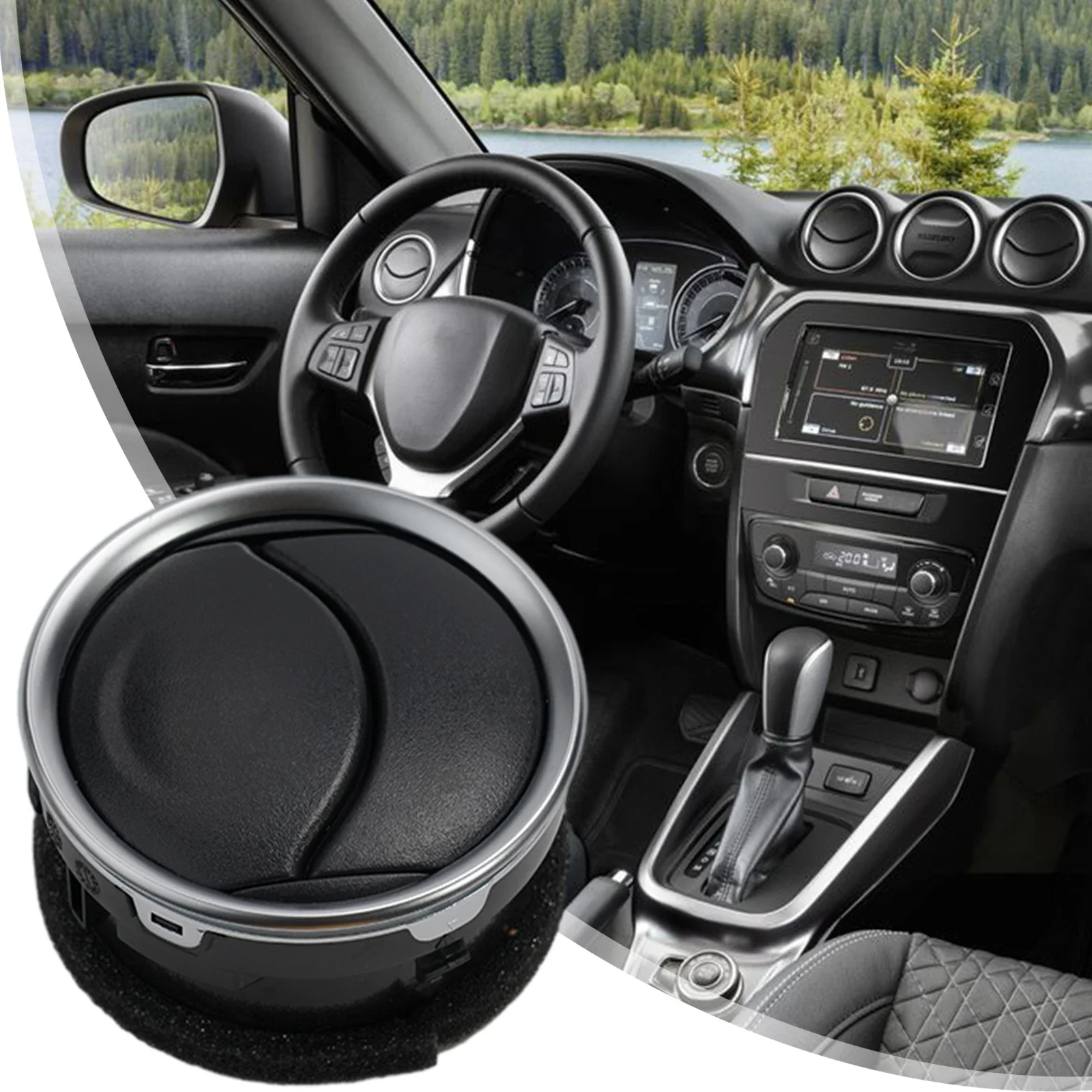 

Car Front Air Conditioning Vent Toggle Piece Outlet Card Clip Wind Vent Outlet Tab Clip Paddles Fits For SUZUKI Vitara 2015-2021