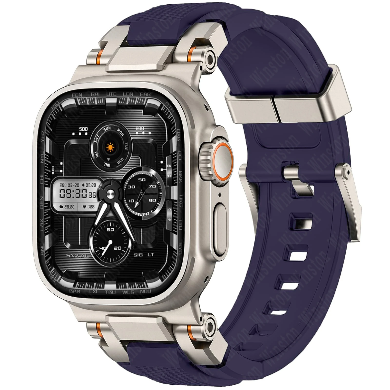 Men's Premium Silicone Sport Strap