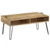 Solid Wood Coffee Table 39.4x23.6x17.7 - Stylish & Durable Living Room Furniture 1