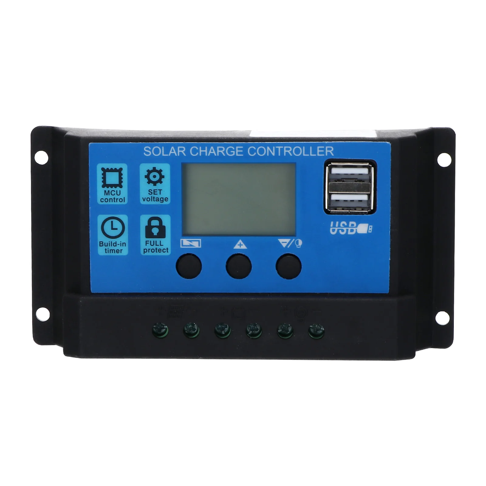 

1pc Dual USB Output Solar Charging Controller Solar Panel Charging Controller