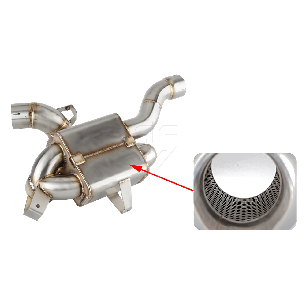 Per Ducati Multistrada V4/S 2021 2022 2023 MultistradaV4 S/Pikes Peak Fuga Silenziatore Di Scarico Moto Collegamento Tubo Slip-on - Image 4