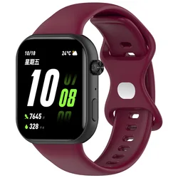 Silicone Wristband Bracelet Replacement - Premium Watch Strap Accessories - ROSSINI 2i (Wine)