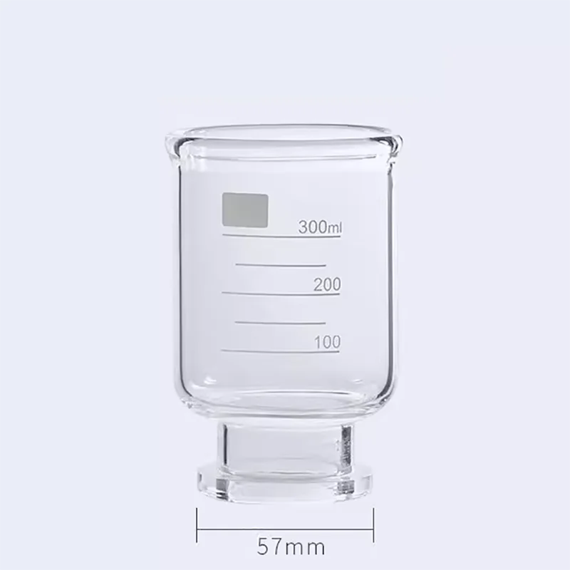 진공 여과 장치 실험실 장비, 여과 플라스크 유리 필터, 샌드 코어 액체 솔벤트 막 필터, 1000ml