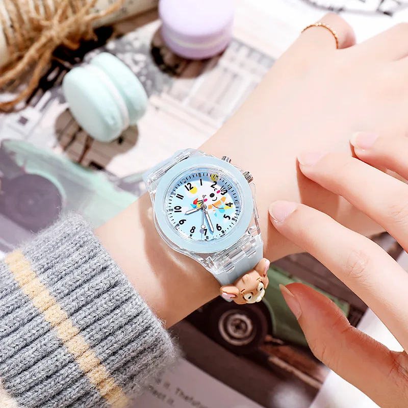 New Sports Kids Watches For Girls Boys Gift Personality Clock Easy Read Children Silicone Flash Quartz Wristwatch Reloj Infantil