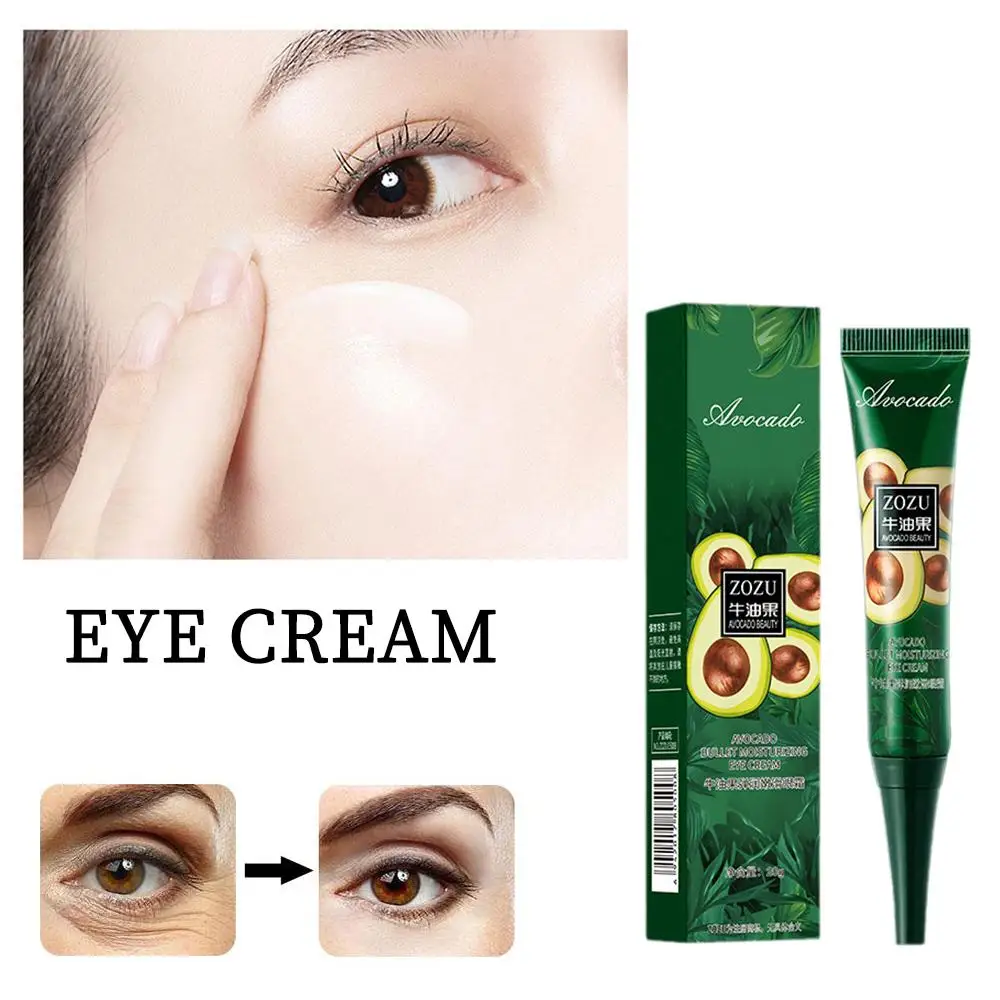 

Avocado Remove Wrinkles Eye Cream Anti Dark Circles Puffiness Eye Whiten Korean Tighten Eyes Bags Fine Skin Fade Under Care A6E2