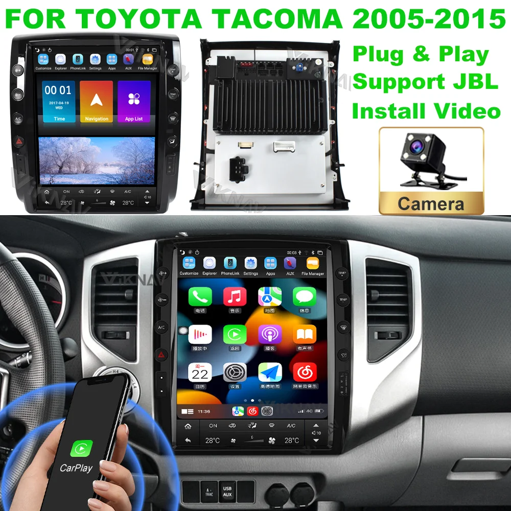 

12.1 inch Android car radio With screen For TOYOTA Tacoma 2 N200 Hilux 2005-2015 DVD multimedia GPS navigation auto stereo PX6