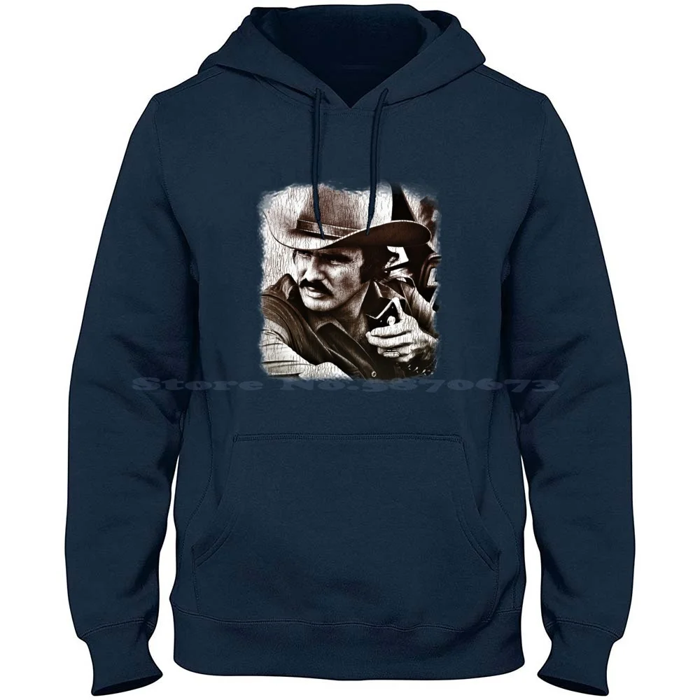 

Bandit Design 100% Cotton Hoodie Burt Reynolds Jerry Reed 70s Buford T Justice Retro Snowman 80s Classic Film Firebird