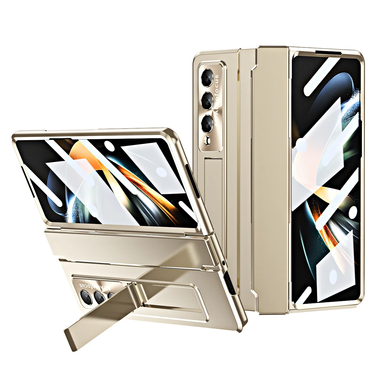 

Чехол для Samsung Galaxy Z, складной, с металлическим покрытием