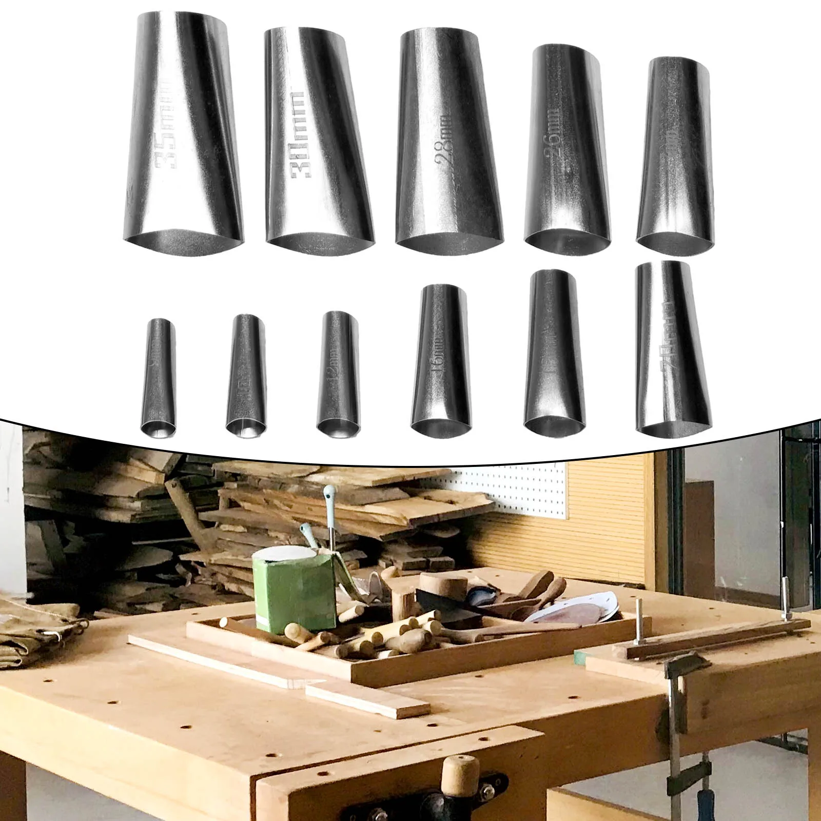 

14pcs Stainless Steel Perfect Caulking Nozzle Applicator Sealant Finishing Tool For Renovation Construction Tools Accessories