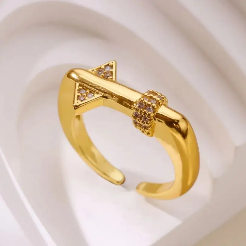 Stainless Steel Geometric Dainty 18K Gold-Plated