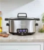 MSC-600 3-In-1 Cook Central 6-Quart Multi-Cooker: Slow Cooker, Brown/Saute, Steamer, Silver 3