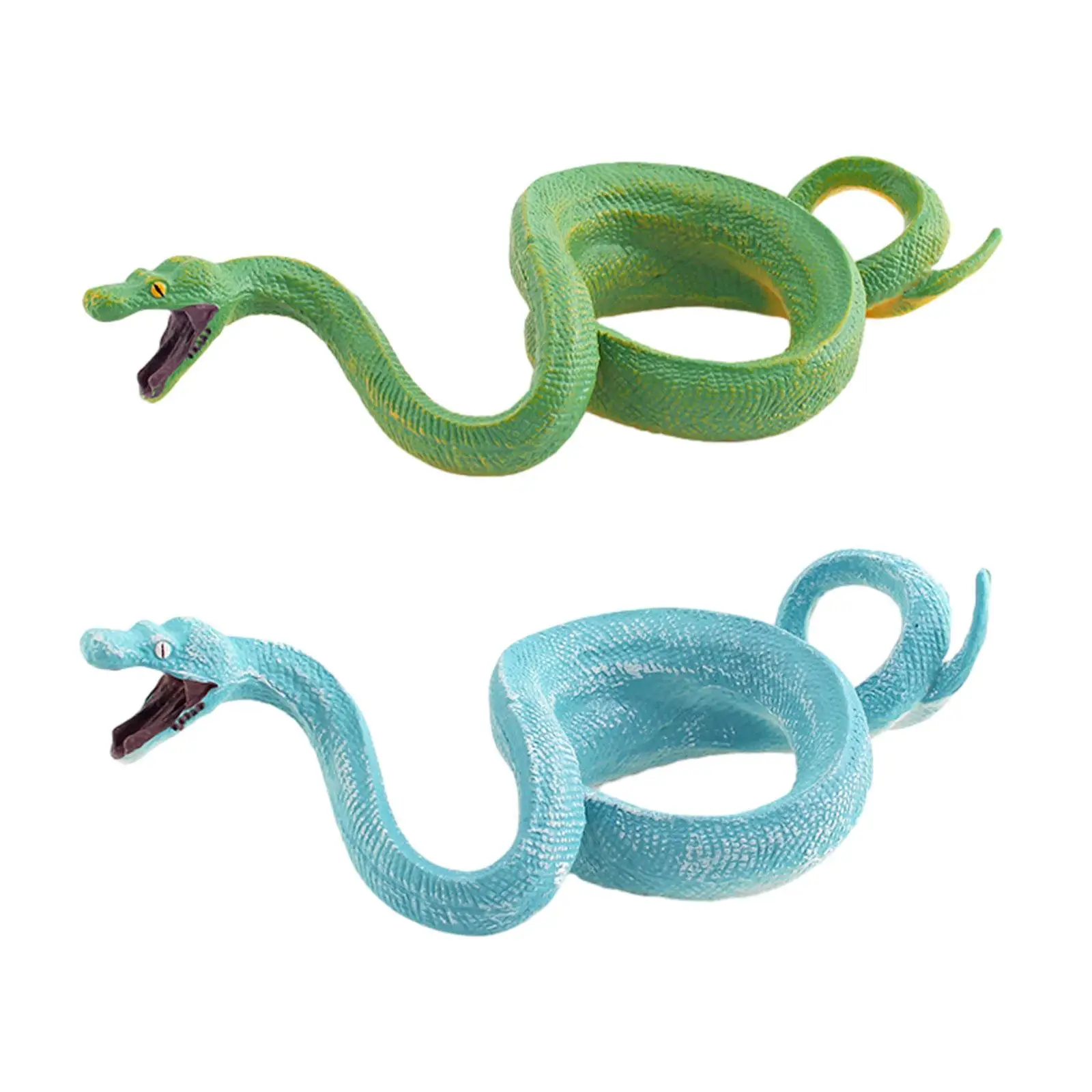 

Snake Figure Learning Simulation Wildlife Animal Statue for Bath Toys Cake Toppers Party Decoration Party Favors DIY Landscaping