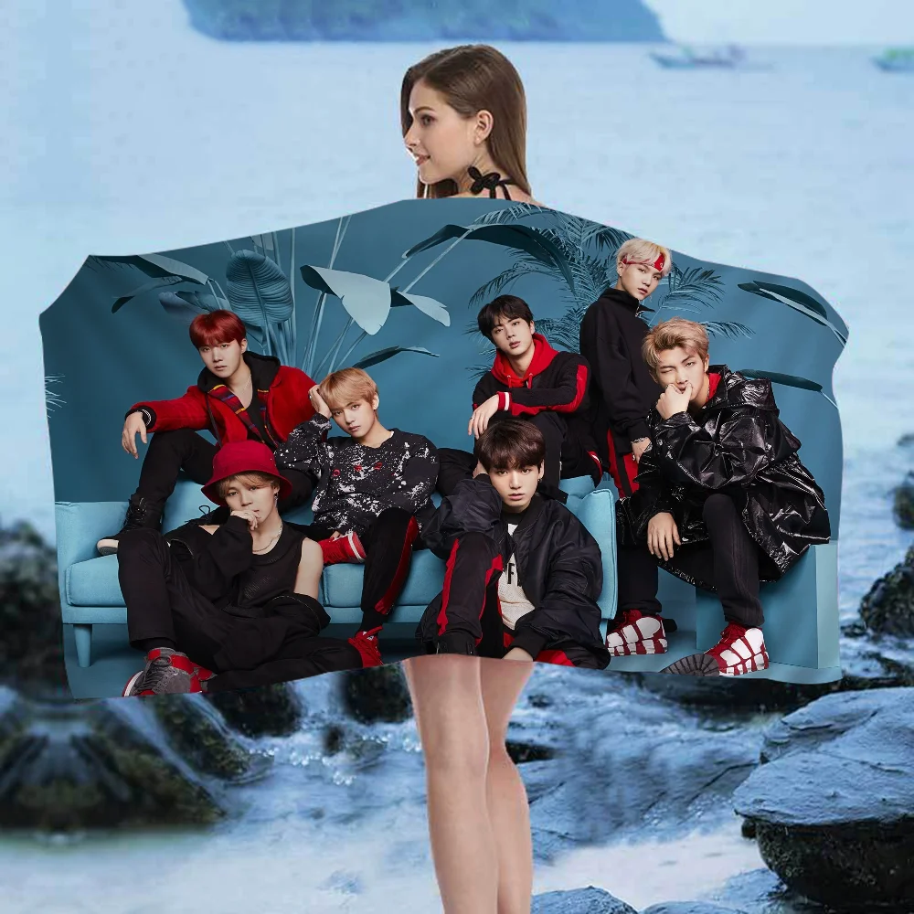 Dynamite Kpop Boys Big Microfiber Beach Towels Quick Dry Towel Sand Beach Towels Pool Towel For Travel Swim Pool Yoga