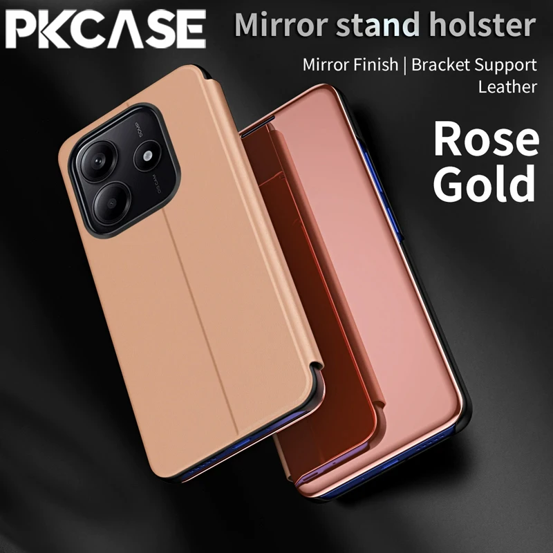 Sleek Mirror Flip Phone Case with Enhanced Protection