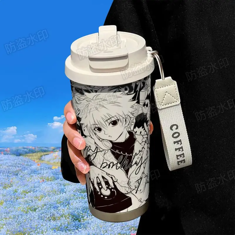 كوب معزول من HUNTER × HUNTER مصنوع من الفولاذ المق...