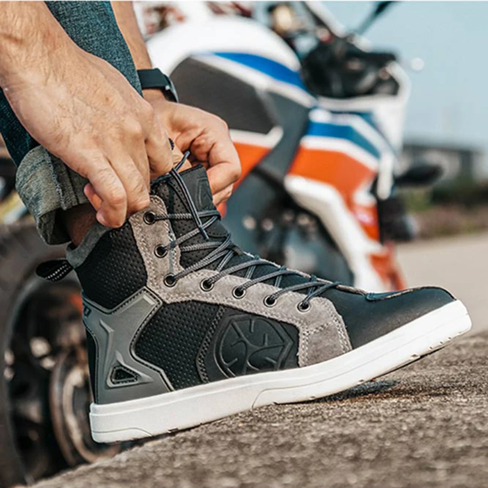 Motorcycle Boots Motorcycle Shoes Men Safety