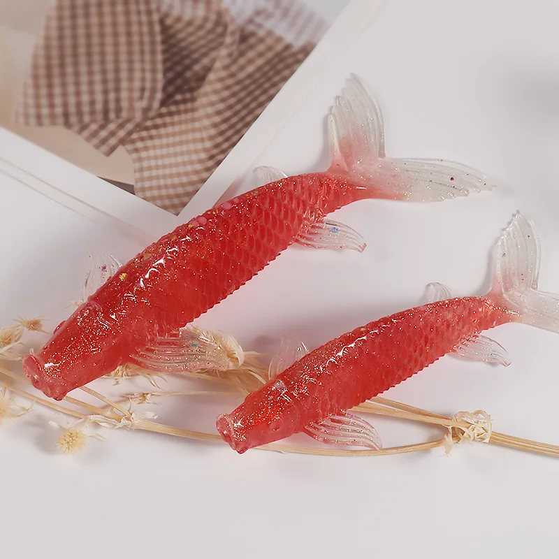 3D Goldfish Silicone Mold DIY Fishing Bait Koi Fish Epoxy Resin Pendant  Jewelry Making Clay Plaster Crafts Mould