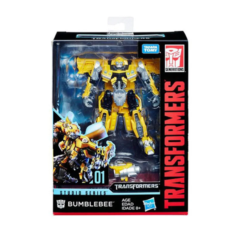 

Original Takara Tomy Hasbro Studio Series Transformers Movie SS01 Bumblebee Children's Toys Anime Figures Transformers Toys