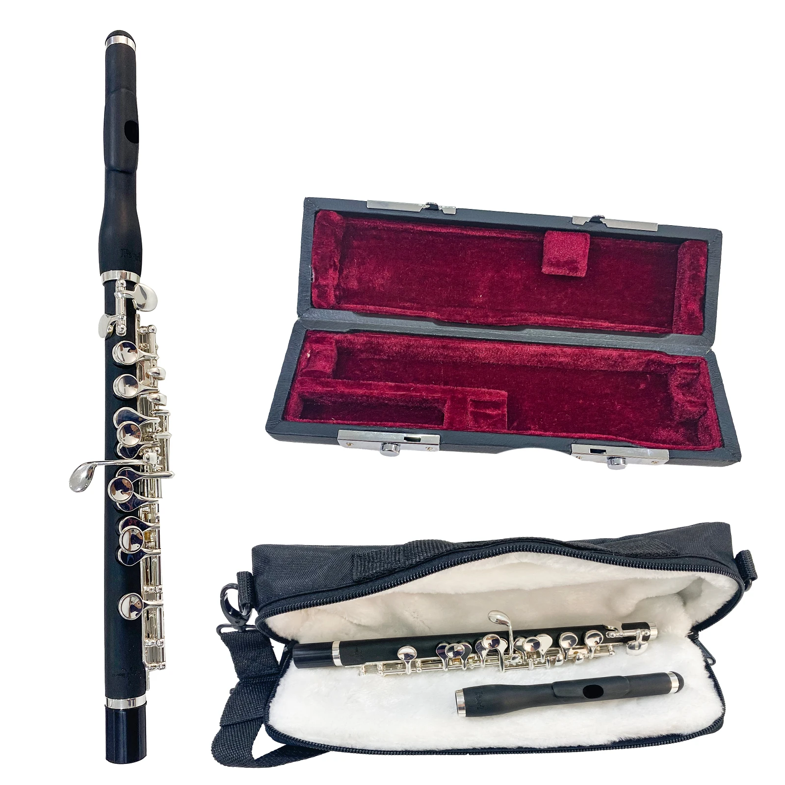 AUROSUS ASW-P6 Piccolo FluteGrenaditte composite body, high-wave bulb style headjoint, silver plated keys pointed arms split E