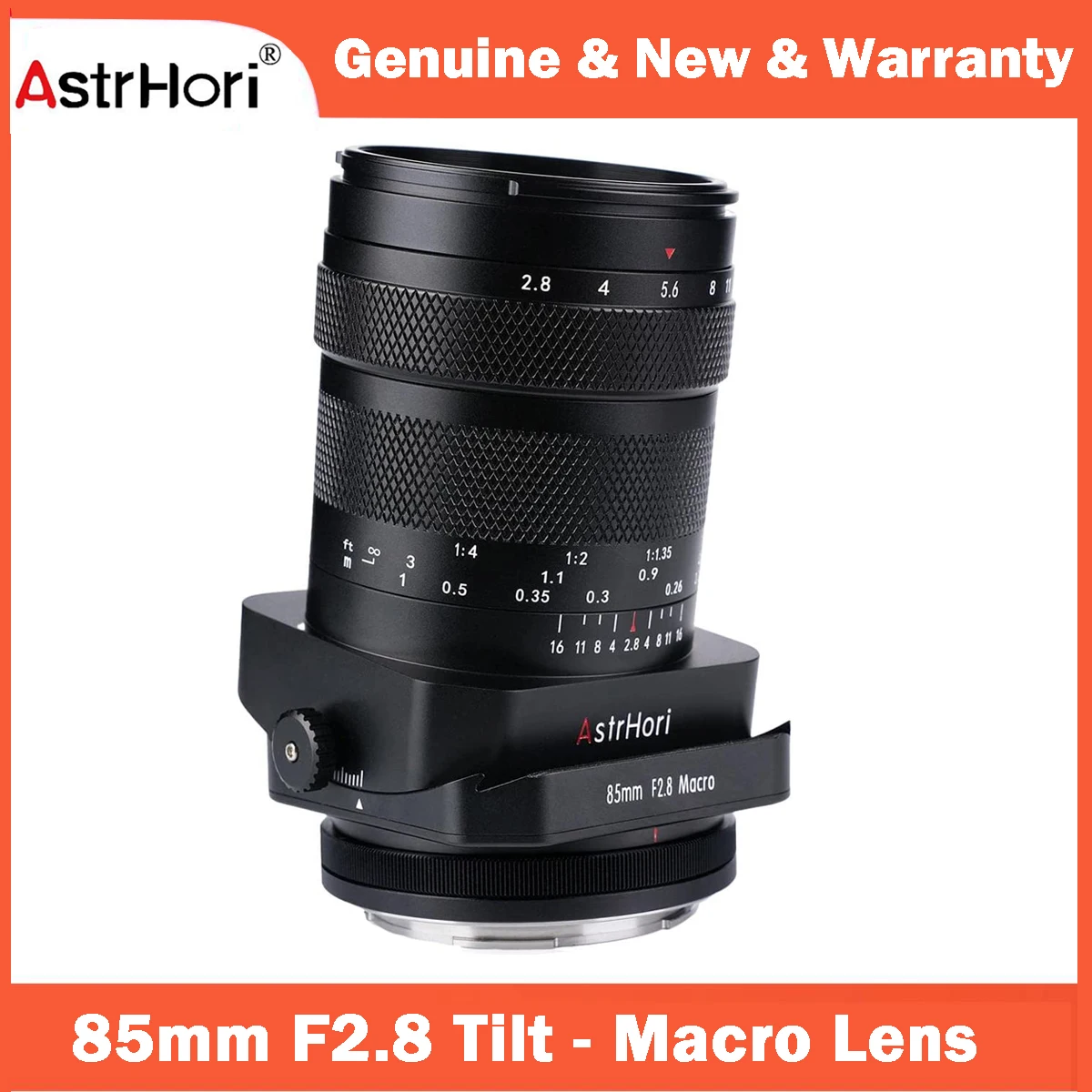 Astrhori 85Mm F2.8 Macro & Tilt & Medium Telephoto 3-In-1 Obiettivo Manuale Full Frame Per Leica Panasonic Sigma Canon Fuji Nikon Sony