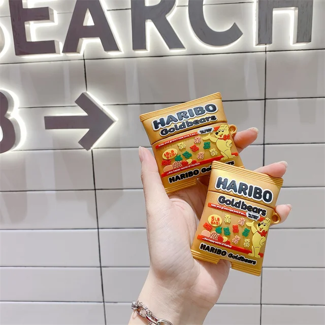 3D Dragon Chocolate Earphone Case for AirPods Pro Cute Chip Snack Bag Soft Silicone for Airpods 3 2 Case Protective Charging Box A8