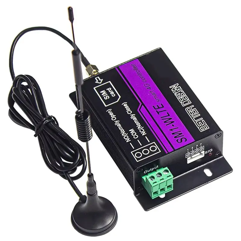 【추수감사절】SM1-WLTE 컨트롤러 SMS 통화 앱 제어 모터 잠금 게이트..