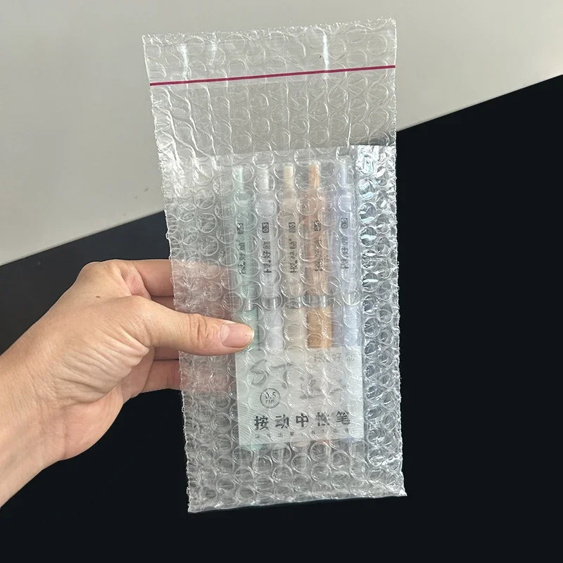 밀폐 버블 백, 충격 방지 감압 보호 필름, PE 투명 폼 포장, 물류 운송 버퍼, 200 개