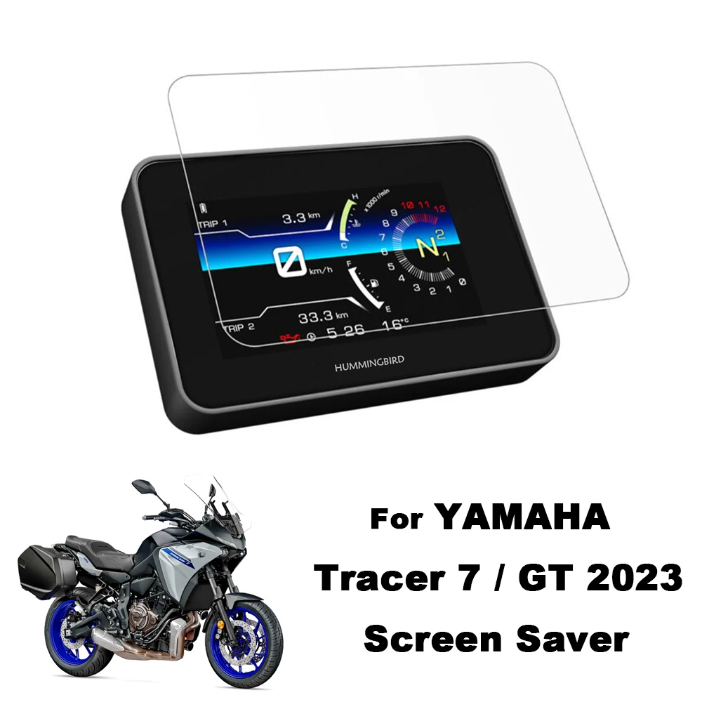

For Tracer 7 / GT 2023 Accessories Mortorcycle Screen Protector Scratch Protection Film Yamaha Tracer 7 2023 Dashboard Screen Pr