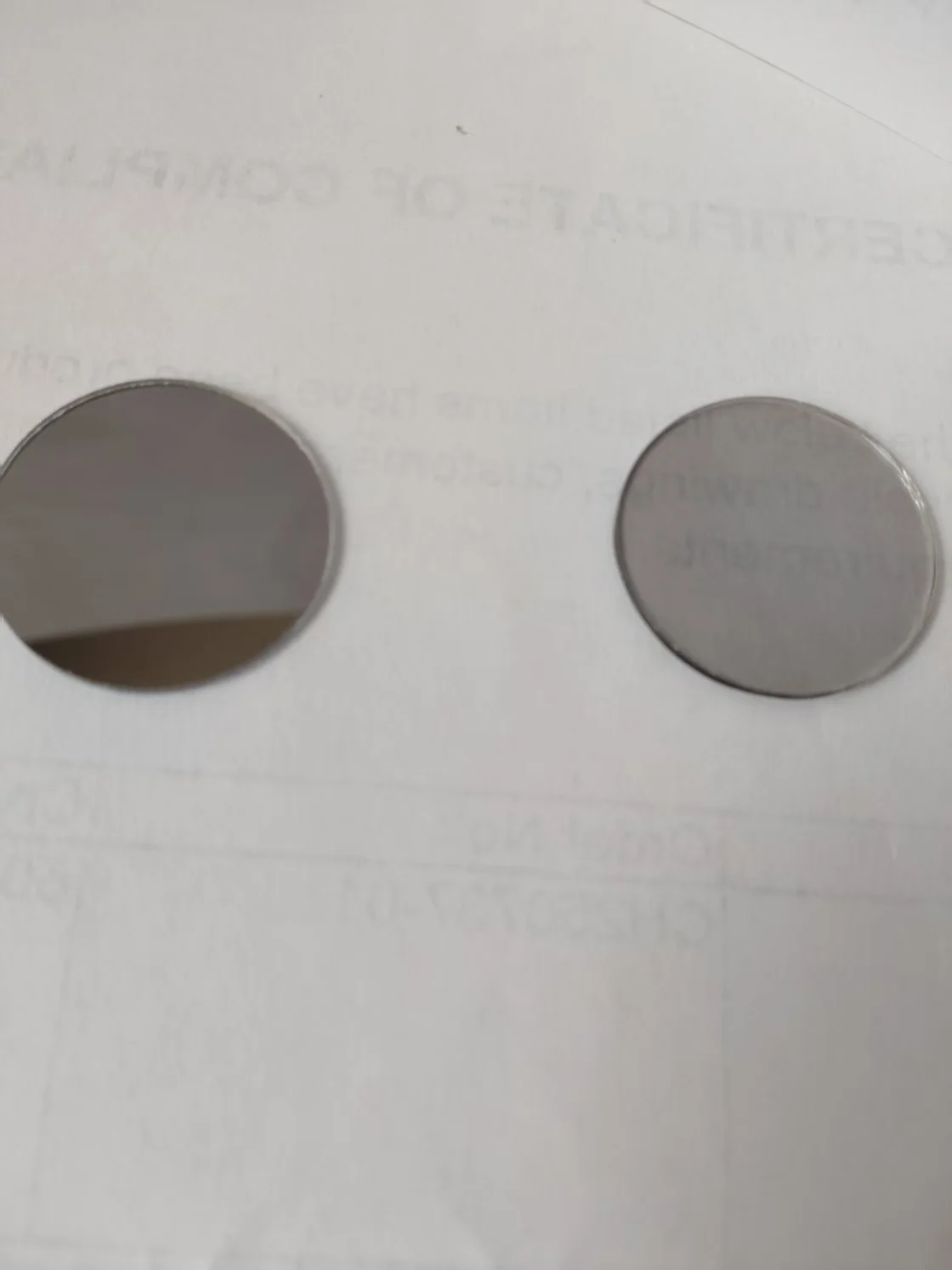 직경 25.4mm 광학 고정 중성 농도 필터/광학 중성 감쇠기