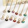 Mermaid Pearl Shell Enamel Necklace Fashion Temperament Colorful Shell Pendant Necklace Jewelry Presents for Women Girls 1