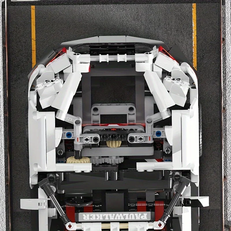 Assemble Toy 1:14 Building Blocks Compatible Concept White Sports Car Super Racing Building Blocks Brick Model 1209pcs