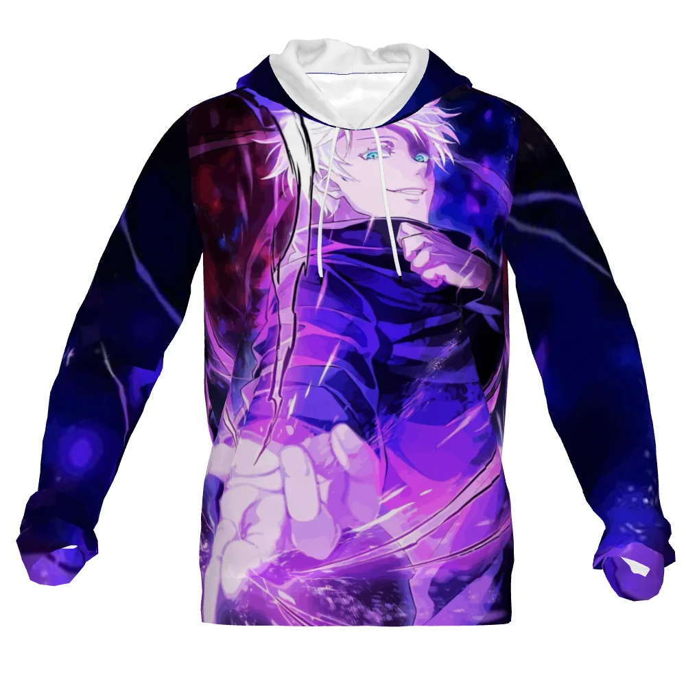 Jujutsu Kaisen Oversized Sweatshirts Men Women Anime Sweatshirt Hip Hop Hoodies Long Sleeve Casual Hoodie Pullover Clothes