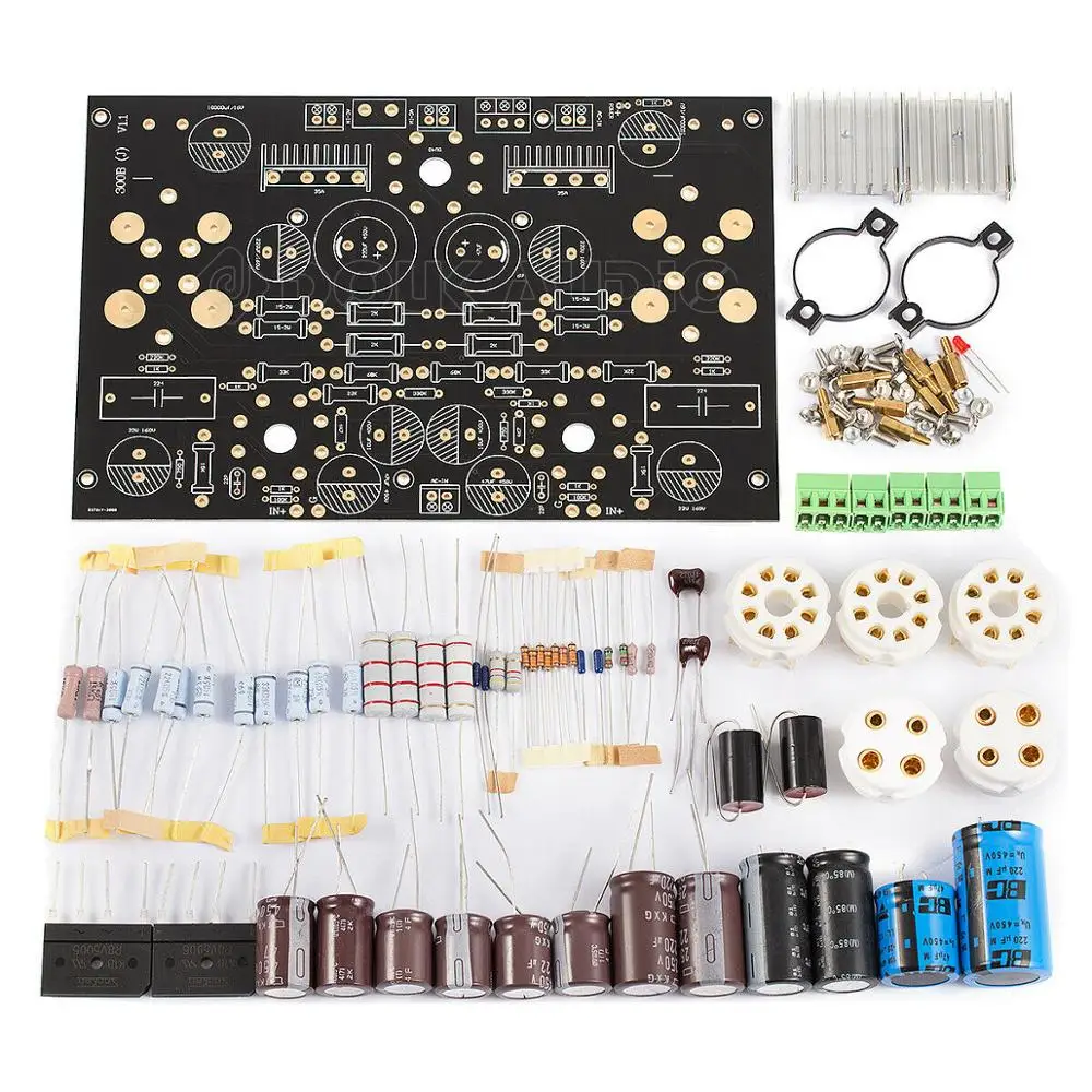 

Douk Audio HiFi 300B Vacuum Tube Power Amplifier Board DIY KIT Luxury Single-ended class A Stereo 8W×2 Audio Amp