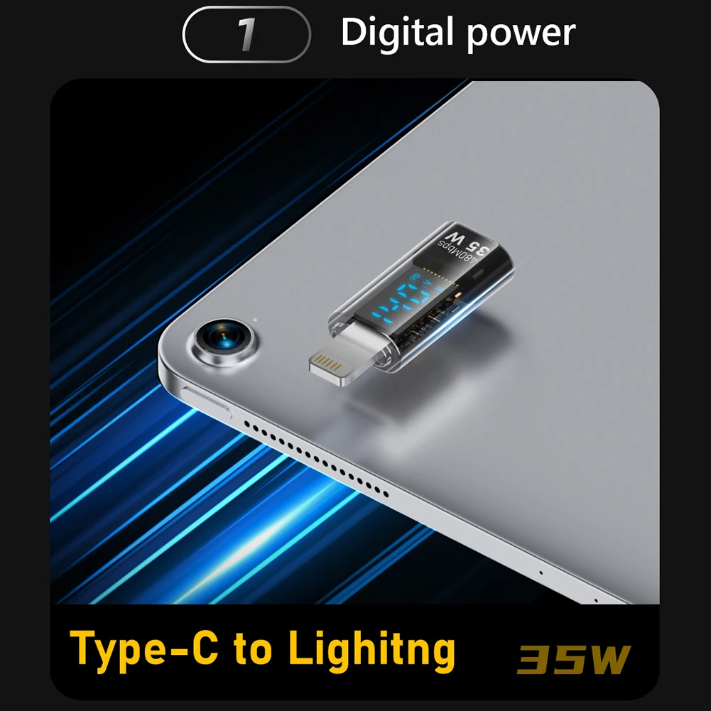 USB C To Type C Adapter 140W Output Digital Display 40Gbps High Speed Transfer 8k@60Hz For MacBook