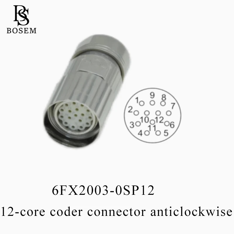 

6FX2003-0SP12 12-core Encoder Cable Connector ( Counterclockwise )