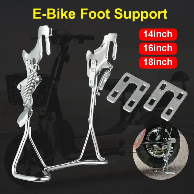 Support latéral universel de moto Support de pied réglable Support de  béquille de jambe de stationnement