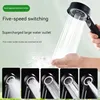 High Pressure Shower Head with Filter 5 Modes Water Saving Nozzle Powerful Pressurized Spa Shower Faucet Bathroom Accessories 3
