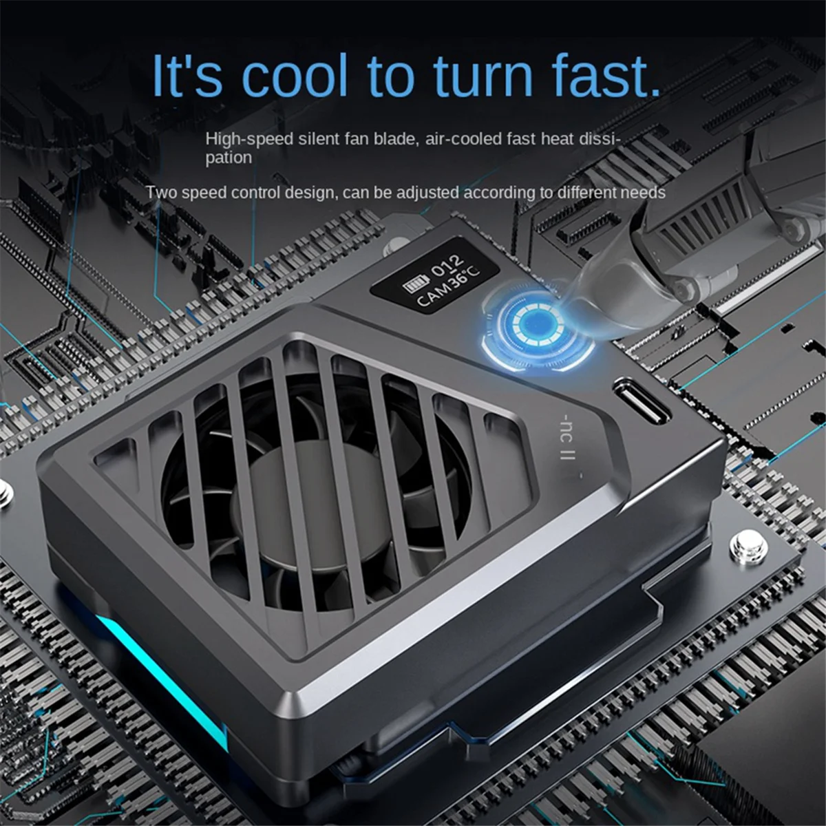 Camera Viewfinder Accessories Ulanzi Camera Cooler for DSLR Photo Camera Cell Phone Cooling Live Cooling Radiator