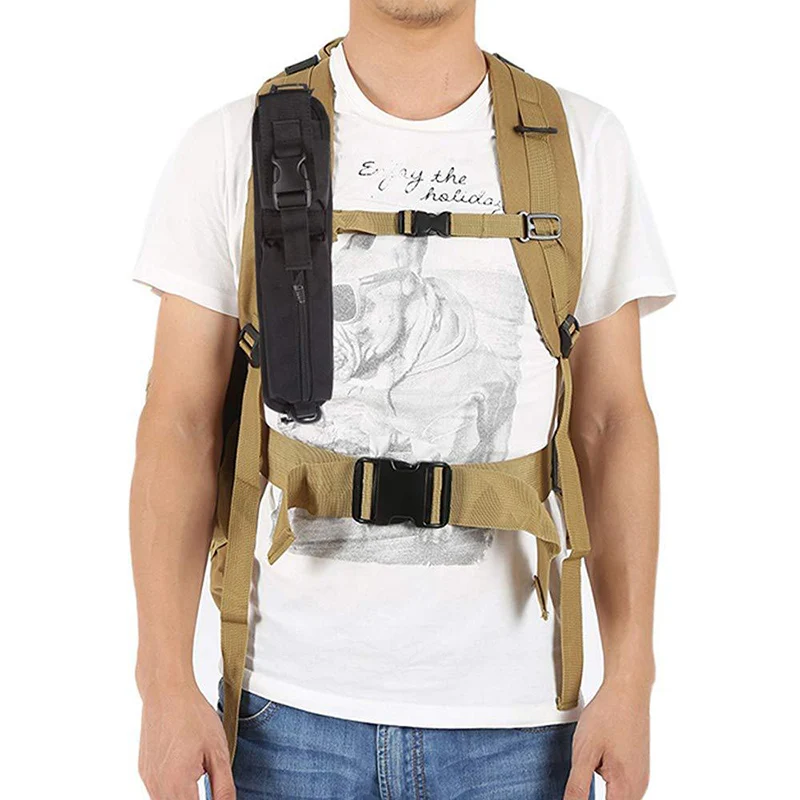 Borsa a tracolla per zaino da trekking, accessorio con tasche Molle EDC per attrezzi, piccola custodia compatta per sport all'aperto e caccia - immagine 4